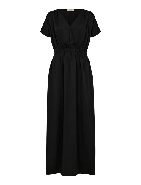 Mos Mosh Mos Mosh Edith Annie Dress in Black: featuring maxi, v-neck