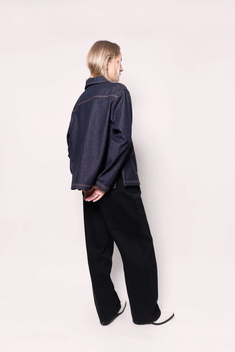 Et Tigre Louie Henley | Indigo Denim