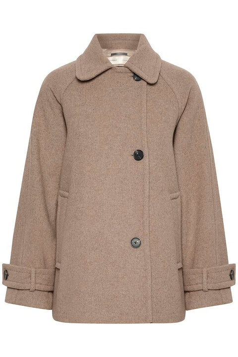 InWear Thora Minona Coat | Sandy Grey Melange