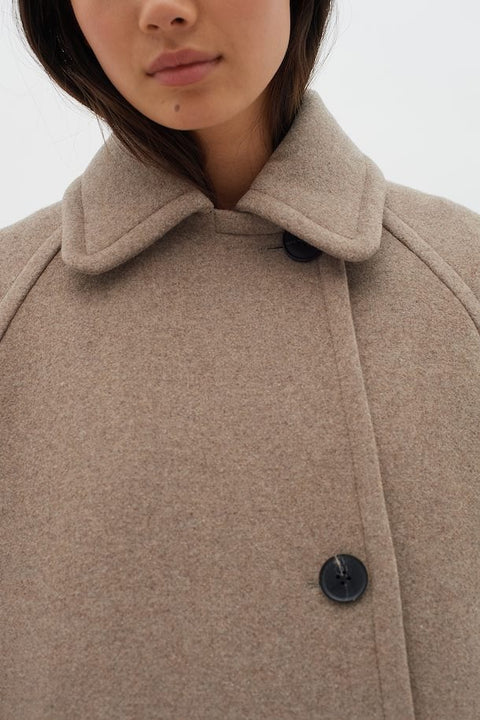 InWear Thora Minona Coat | Sandy Grey Melange