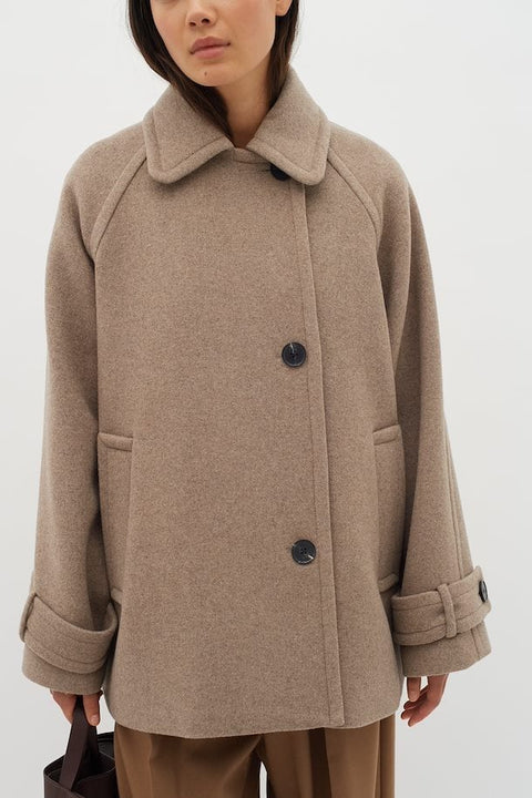 InWear Thora Minona Coat | Sandy Grey Melange