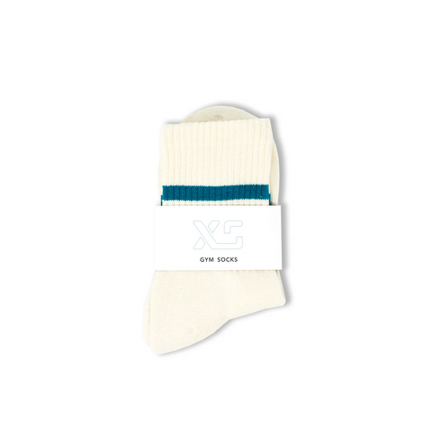 XS Unified Gym Socks | Ocean Blue Stripe