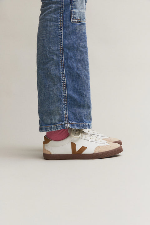 Veja Volley O.T. Leather | White Tent Bark
