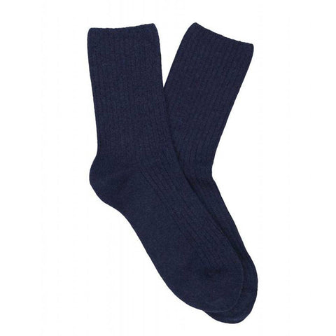 Escuyer Women's Cashmere Socks | Blue